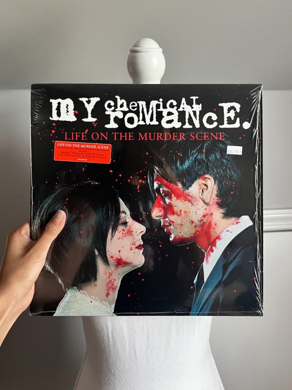 PLAYED ONCE! MY CHEMICAL ROMANCE Life on the Murder Scene Vinyl Rare Collectible